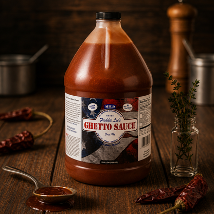 Freddie Lee's Ghetto Sauce Mild Gallon 128oz