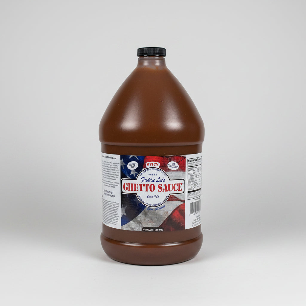 Freddie Lee's Ghetto Sauce Spicy Gallon 128oz