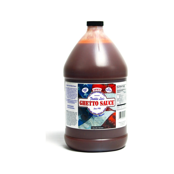 Freddie Lee's Ghetto Sauce Spicy Gallon 128oz