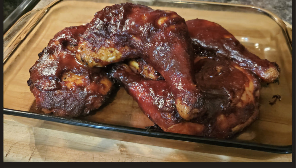 Chicken on the smoker